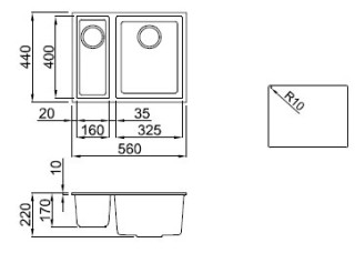 QUADRA 150 Um Line Drawing