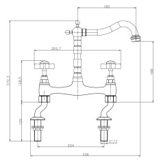 VELINO CH Line Drawing