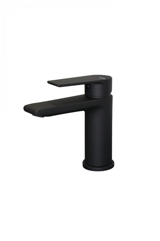 DITS1180Timea Matt Black Basin Mixer Mono