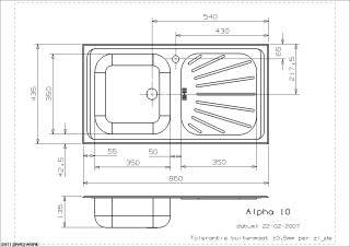 Alpha 10 Line Drawing